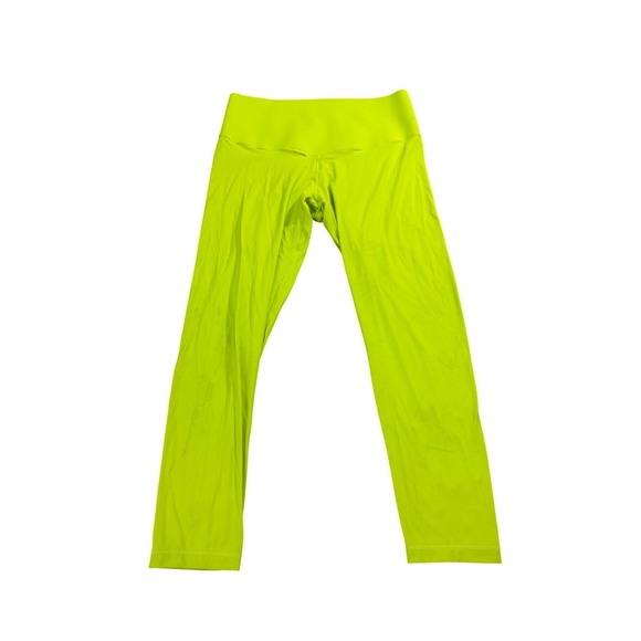 aerie Pants - Aerie OFFLINE High Waisted Leggings Neon Lime Green Athleisure Running M/L